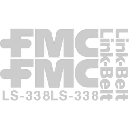 Aftermarket Link-Belt LS-338 Excavator Decal Set LBLS338DECALSET